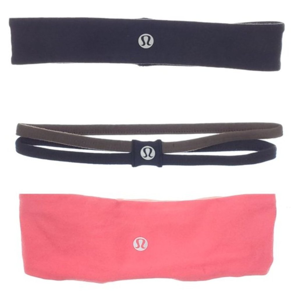 LULULEMON Headband Bundle of 3 Fly Away Tamer